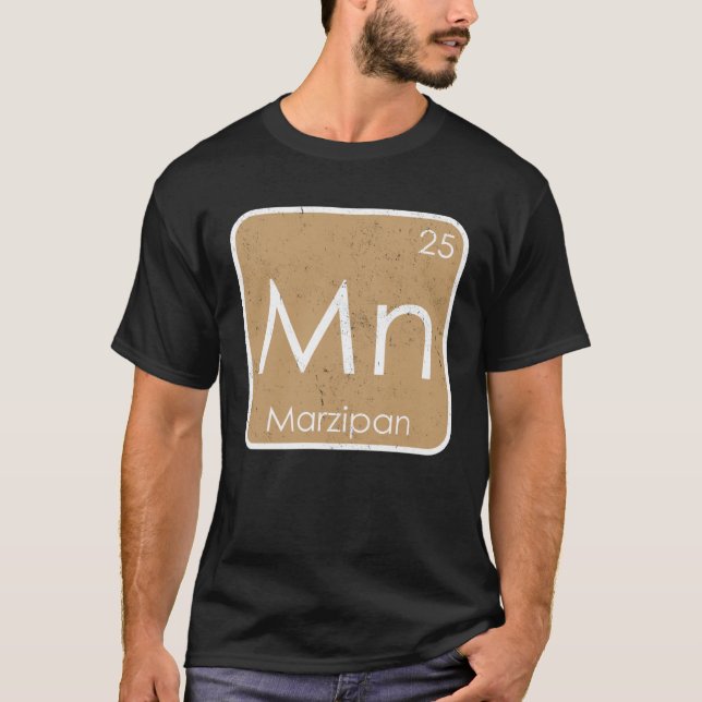 Camiseta Marzipan Mn Periodic Table Element Honey Sugar Con (Frente)