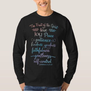 Camiseta Mas a Fruta do Espírito é - Fé Cristã Q