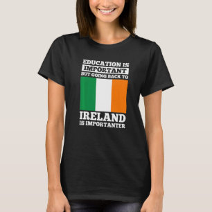 Camiseta mas a Irlanda é uma importante raízes irlandesas