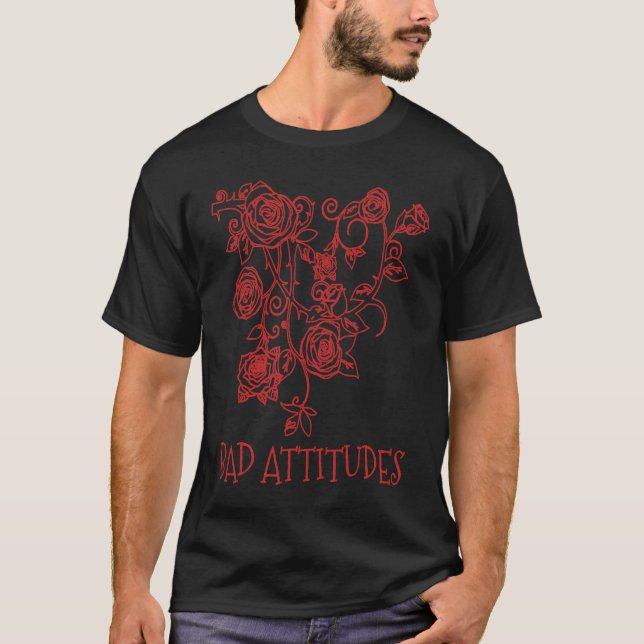 Camiseta Más Atitudes Configuração Emo Gothic Grunge (Frente)