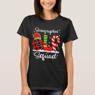 Camiseta mas Correspondente X Esquadrão Elfo Sonografista