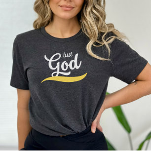 Camiseta Mas Deus Tshirt, Roupa cristão, fé