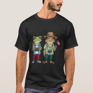 Camiseta Más Fotos Porto Rico Bandeira Riquenha Funny Sapo