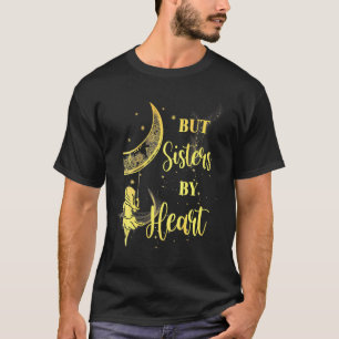 Camiseta Mas Irmãs Por Coração Lua Amizade Melhor Amiga M
