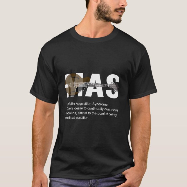 Camiseta Mas Mandolin Gift Para O Mandolin Lov (Frente)
