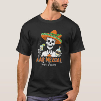 Camiseta Mas Mecal Por Favor Funny Cinco De Mayo Bartender