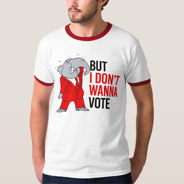 Camiseta Mas não quero votar (Frente)