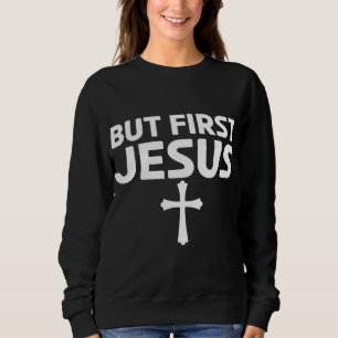 Camiseta Mas o primeiro Jesus Faitista Gráfico para o Crist