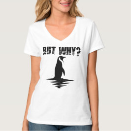Camiseta Mas Por Que Pinguim, Gráfico do Pinguim Caminhando