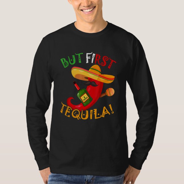 Camiseta Mas Primeira Tequila Cinco De Mayo (Frente)