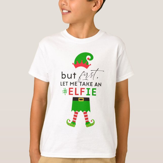 Camiseta Mas Primeiro Deixe-Me Pegar Um Feriado De Natal #E (Frente)