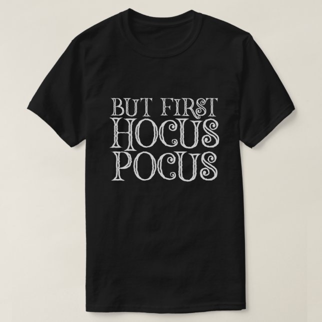 CAMISETA MAS PRIMEIRO HOCUS POCUS (Frente do Design)