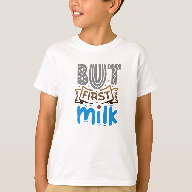 Camiseta Mas Primeiro Menino do Leite  (Frente)
