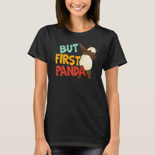 Camiseta Mas Primeiro Panda Ursa Selvagem Zoodetentor