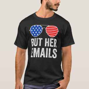 Camiseta Mas Seus E-Mails Com Óculos De Sol Apanham Mas Ela