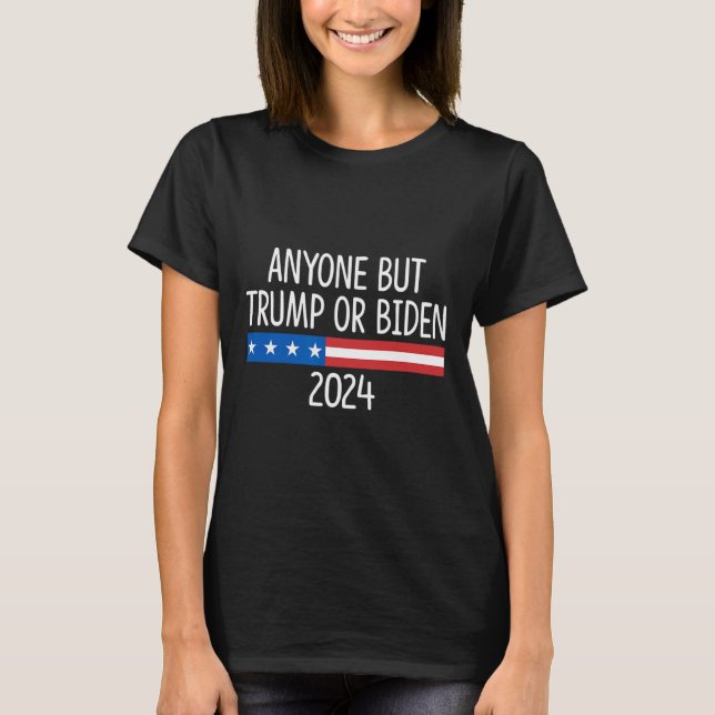 Camiseta Mas Trump Ou Biden 2024 - (Frente)