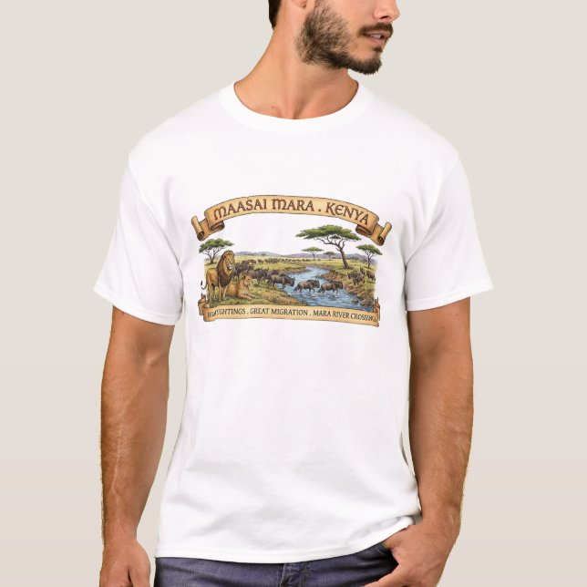 CAMISETA MASAI MARA (Frente)