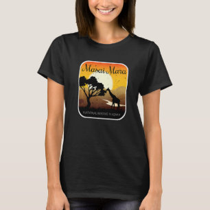 Camiseta Masai Mara Quênia Safari reserva nacional Serenget