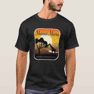 Camiseta Masai Mara Quênia Safari reserva nacional Serenget