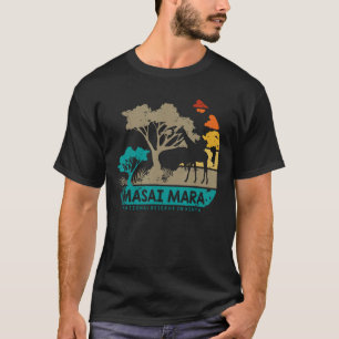 Camiseta Masai Mara Safari Reserva Nacional Quênia Serenget