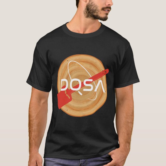 Camiseta Masala Dosa Idli Sul da Comida de Desi Indiana (Frente)