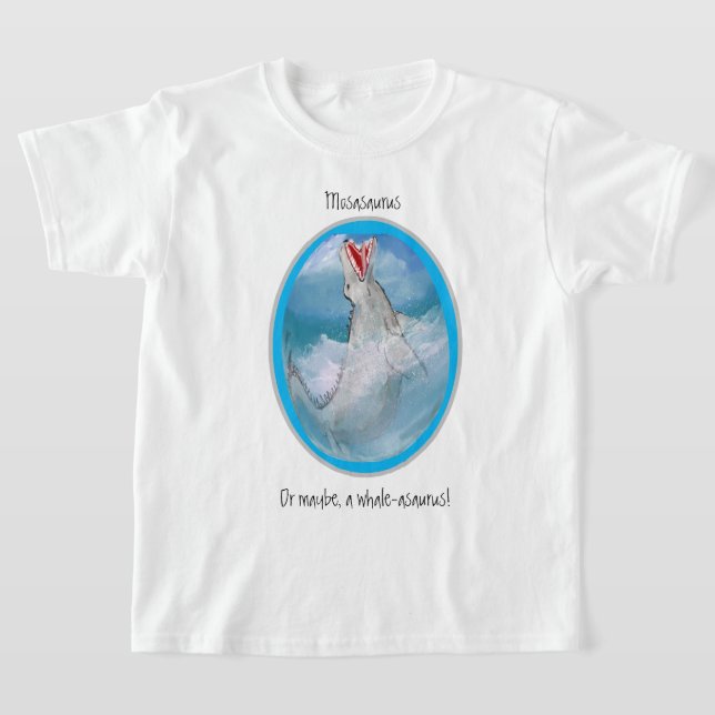 Camiseta Masasaurus, ou Baleia-asaurus  (Postura )