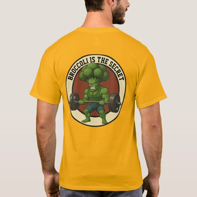 Camiseta Masc. Broccoli is the Secret - Back (Verso)