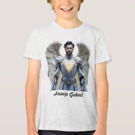 Camiseta Masc Juvenil Básica Arcanjo Gabriel