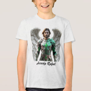 Camiseta Masc Juvenil Básica Arcanjo Rafael