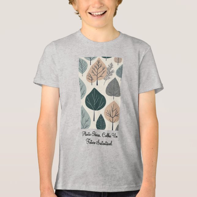 Camiseta Masc Juvenil Básica Raízes do Futuro-2 (Frente)