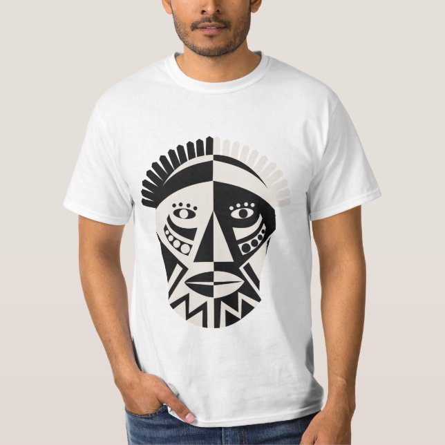 Camiseta Máscara Africana (Frente)