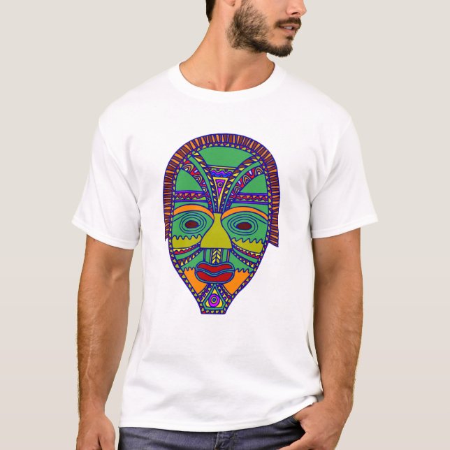 CAMISETA MÁSCARA AFRICANA (Frente)