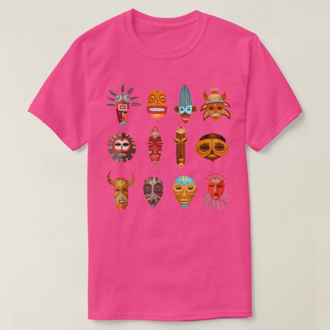 Camiseta Máscara africana BLM Último Minuto Chanucá (Frente do Design)