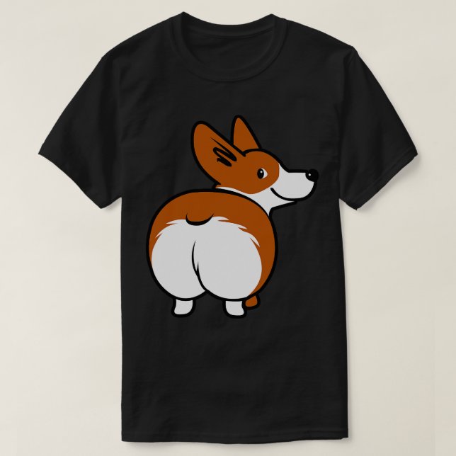 Camiseta Máscara Corgi (Frente do Design)