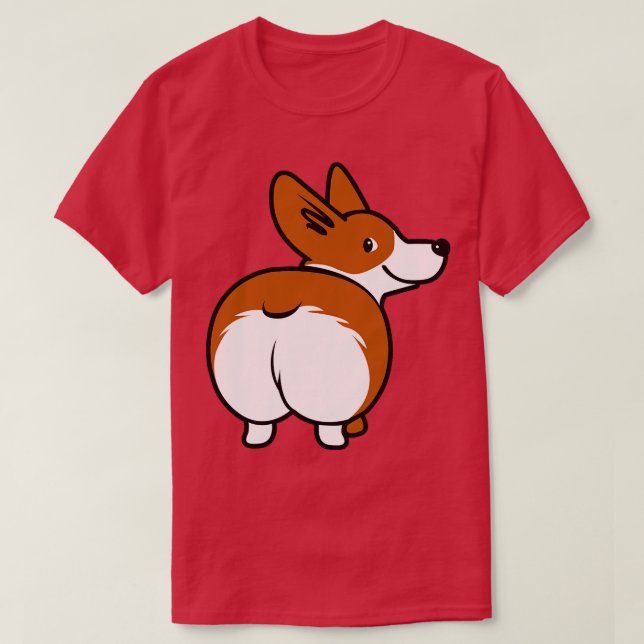 Camiseta Máscara Corgi (Frente do Design)