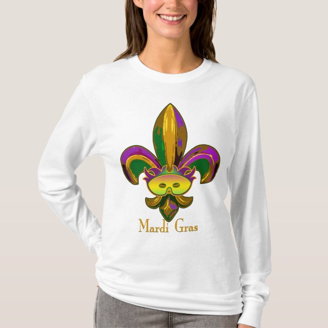 Camiseta Máscara da flor de lis (Frente)