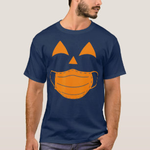 Camiseta Máscara de Abóbora de Dia de as Bruxas engraçado 2