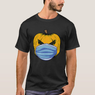 Camiseta Máscara de abóbora do Halloween Mau Jack OLa