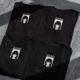 Camiseta Máscara de Anime Anti-Social Girl