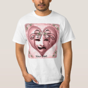 Camiseta Máscara de Atriz Feminina