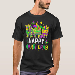 Camiseta Máscara de Bobo da Corte Dental Higiene Feliz Mard