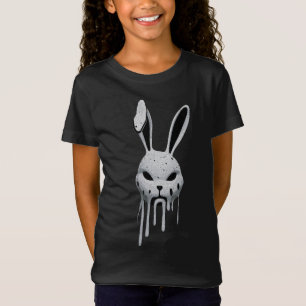 Camiseta Máscara de Coelho Derretendo: Design de Gotejament
