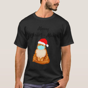 Camiseta Máscara de Cristo Engraçada Engraçada com Máscara