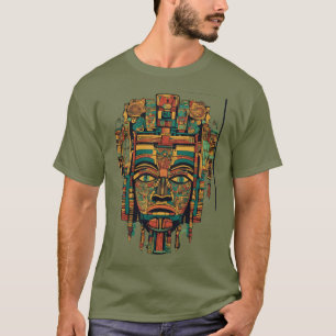 Camiseta Máscara de dividade Maia Ixchel