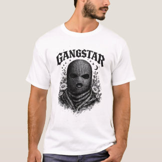 Camiseta Máscara de Esqui de Gângster