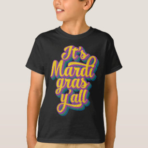 Camiseta Máscara de Fantasia de Carnaval Mardi Gras