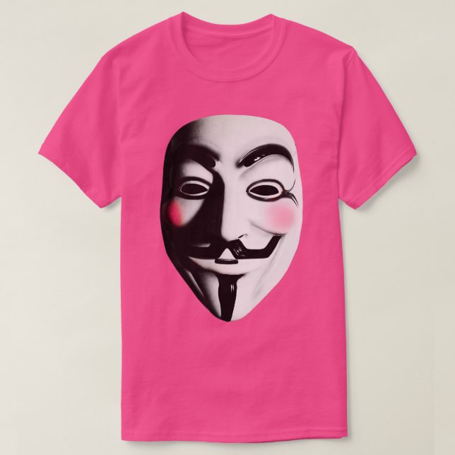 Camiseta Máscara de Fawkes (Frente do Design)