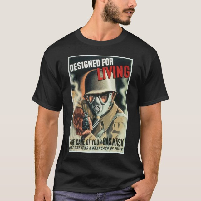 Camiseta Máscara de gás (Frente)