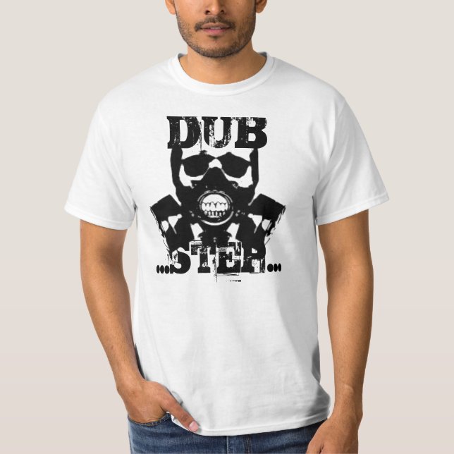 CAMISETA MÁSCARA DE GÁS, DUBSTEP (Frente)