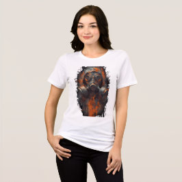 Camiseta Máscara de Gás Pós-Apocalíptica Feminina Industria